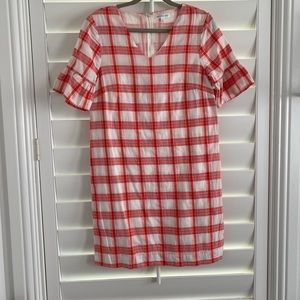 Shoulder seam to hem 36 1/2 i” Pit to pit 17 1/2 inches Sleeve length 11 “